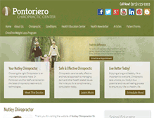 Tablet Screenshot of chiropractornutley.com